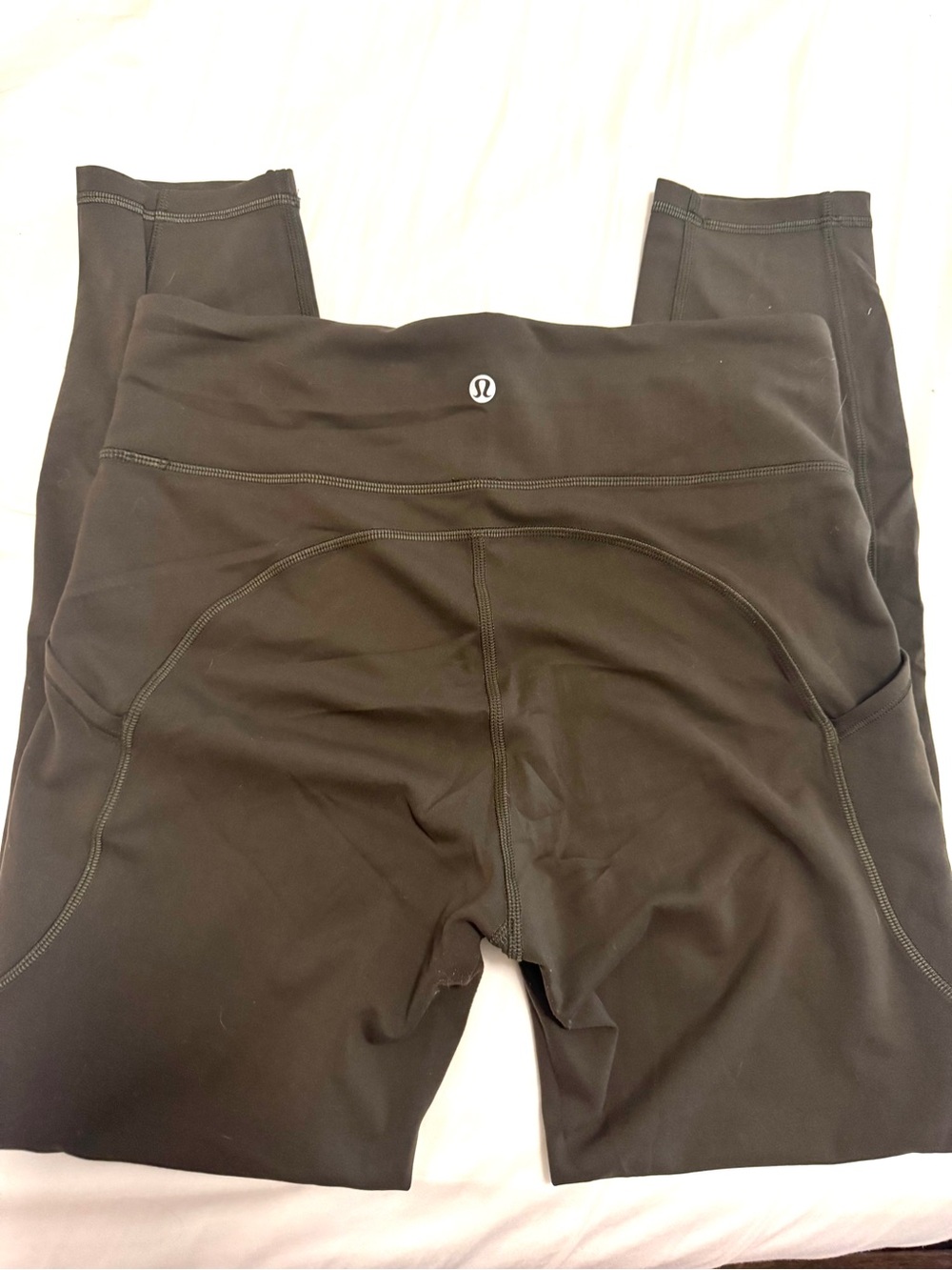 Lululemon Army Green High-Rise Leggings